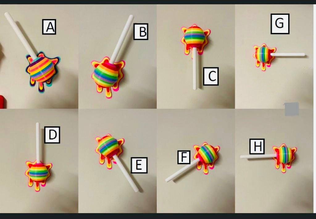 Lollipop Sciolto da Muro