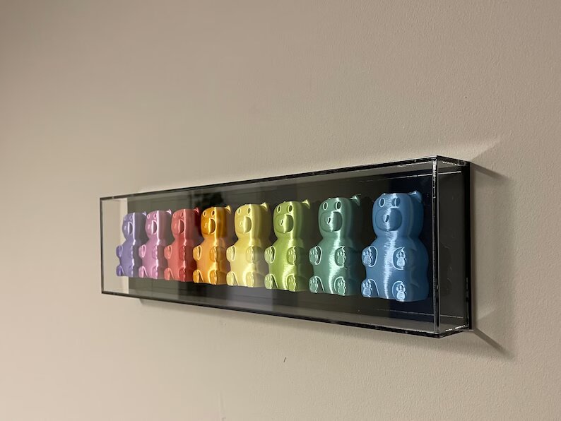 Quadro Pop Art "Giant Gummy Bear" 3D